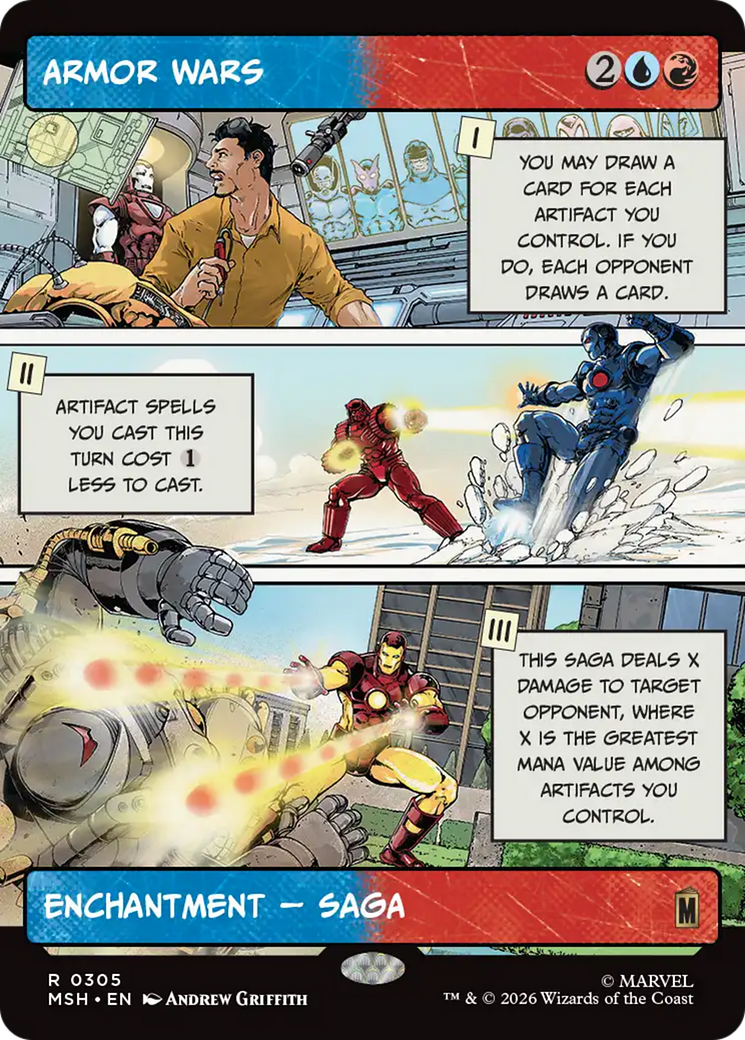 Armor Wars (Borderless) [Marvel Super Heroes] | Boutique FDB TCG