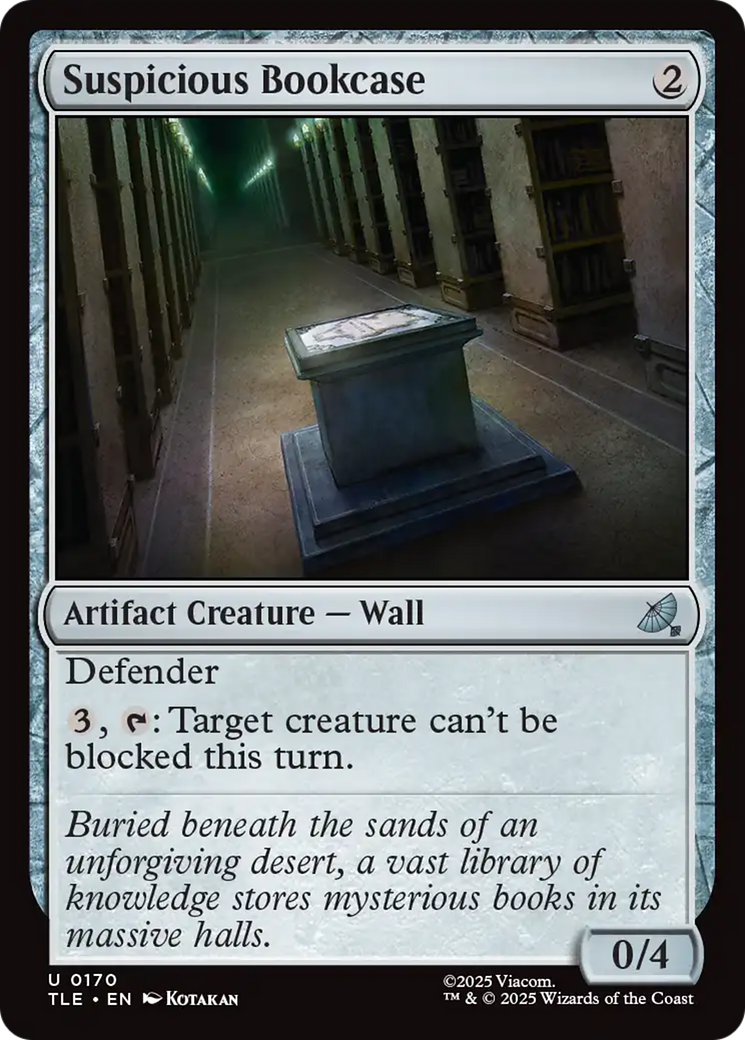 Suspicious Bookcase [Avatar: The Last Airbender: Eternal-Legal] | Boutique FDB TCG