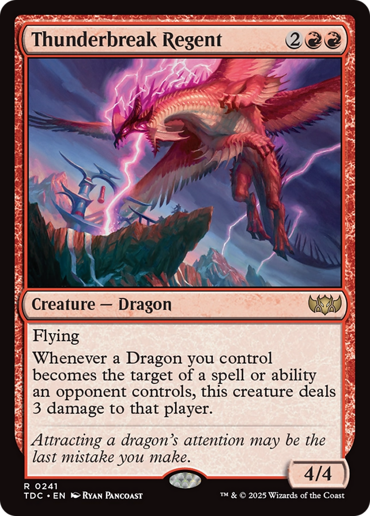 Thunderbreak Regent [Tarkir: Dragonstorm Commander] | Boutique FDB TCG