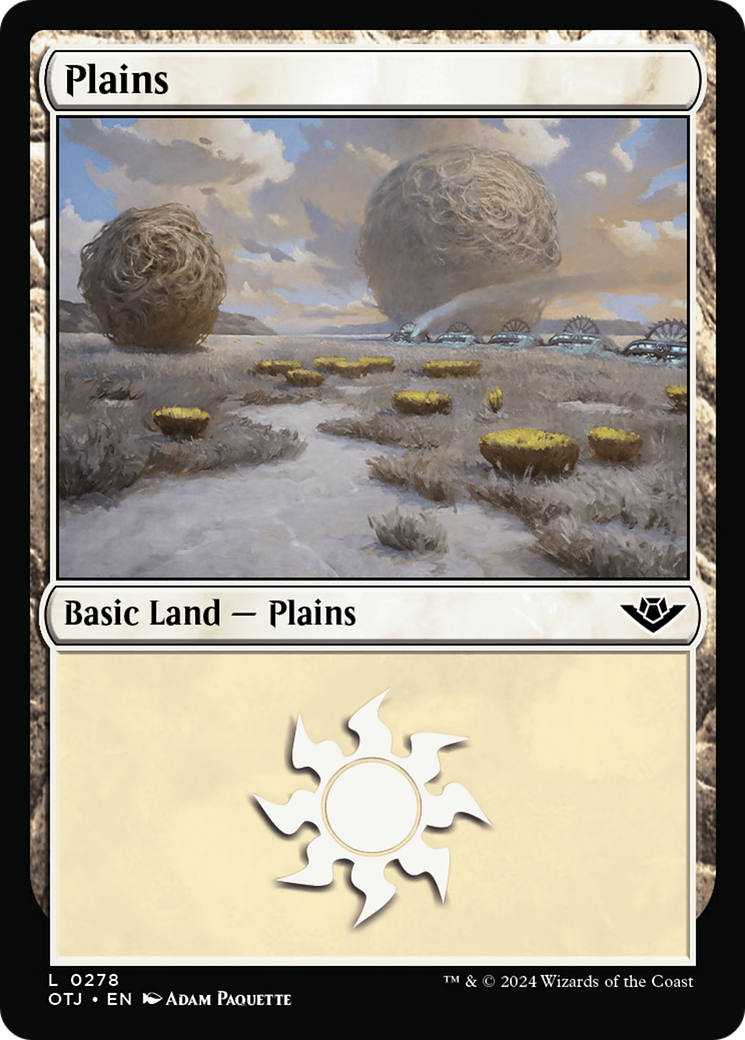 Plains (0278) [Outlaws of Thunder Junction] | Boutique FDB TCG