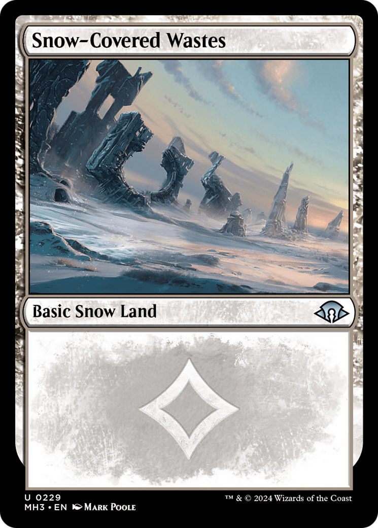 Snow-Covered Wastes (0229) [Modern Horizons 3] | Boutique FDB TCG