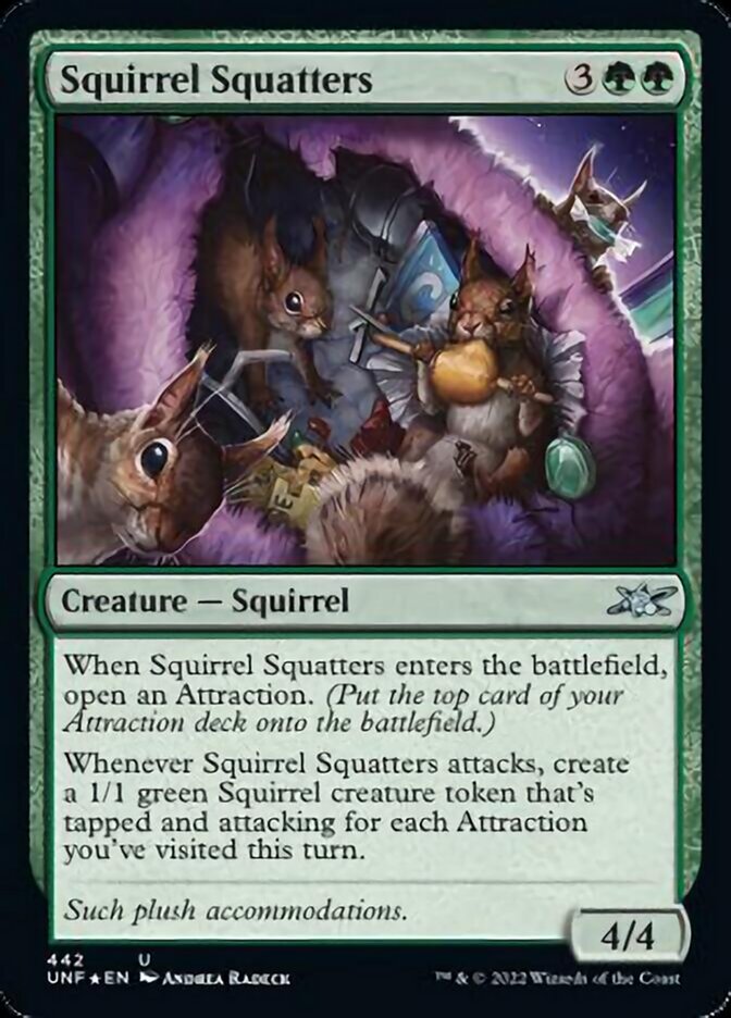 Squirrel Squatters (Galaxy Foil) [Unfinity] | Boutique FDB TCG