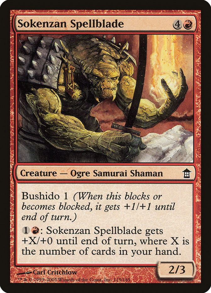 Sokenzan Spellblade [Saviors of Kamigawa] | Boutique FDB TCG