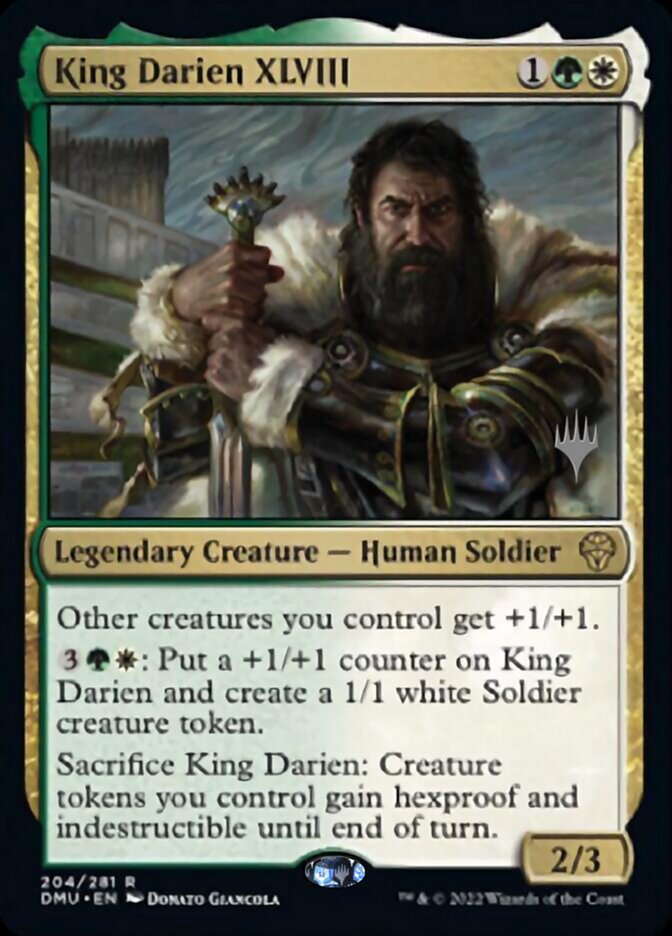 King Darien XLVIII (Promo Pack) [Dominaria United Promos] | Boutique FDB TCG