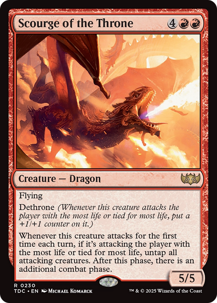 Scourge of the Throne [Tarkir: Dragonstorm Commander] | Boutique FDB TCG