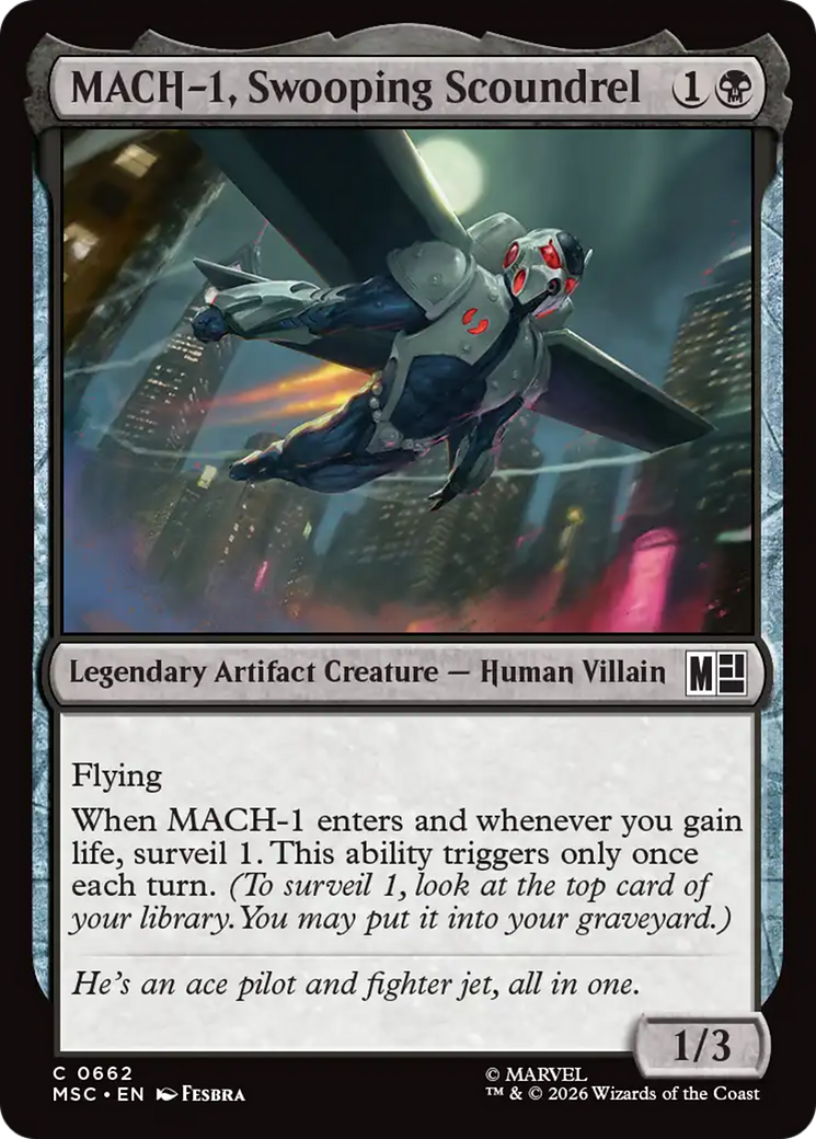 MACH-1, Swooping Scoundrel [Marvel Super Heroes Commander] | Boutique FDB TCG