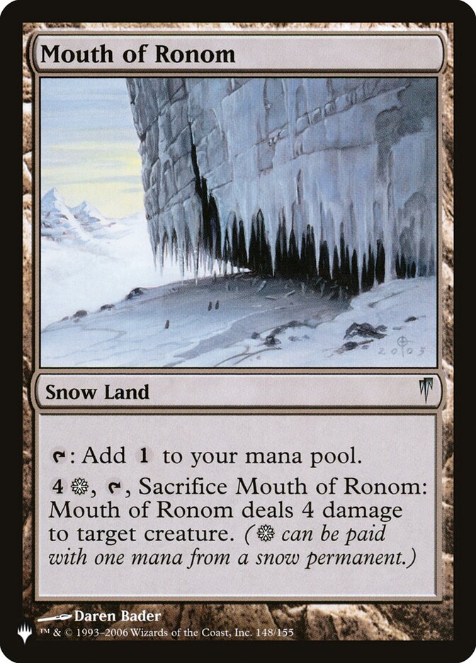 Mouth of Ronom [The List] | Boutique FDB TCG