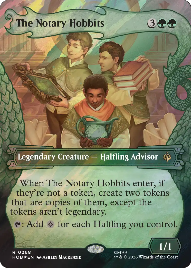 The Notary Hobbits (Showcase) (Surge Foil) [The Hobbit] | Boutique FDB TCG