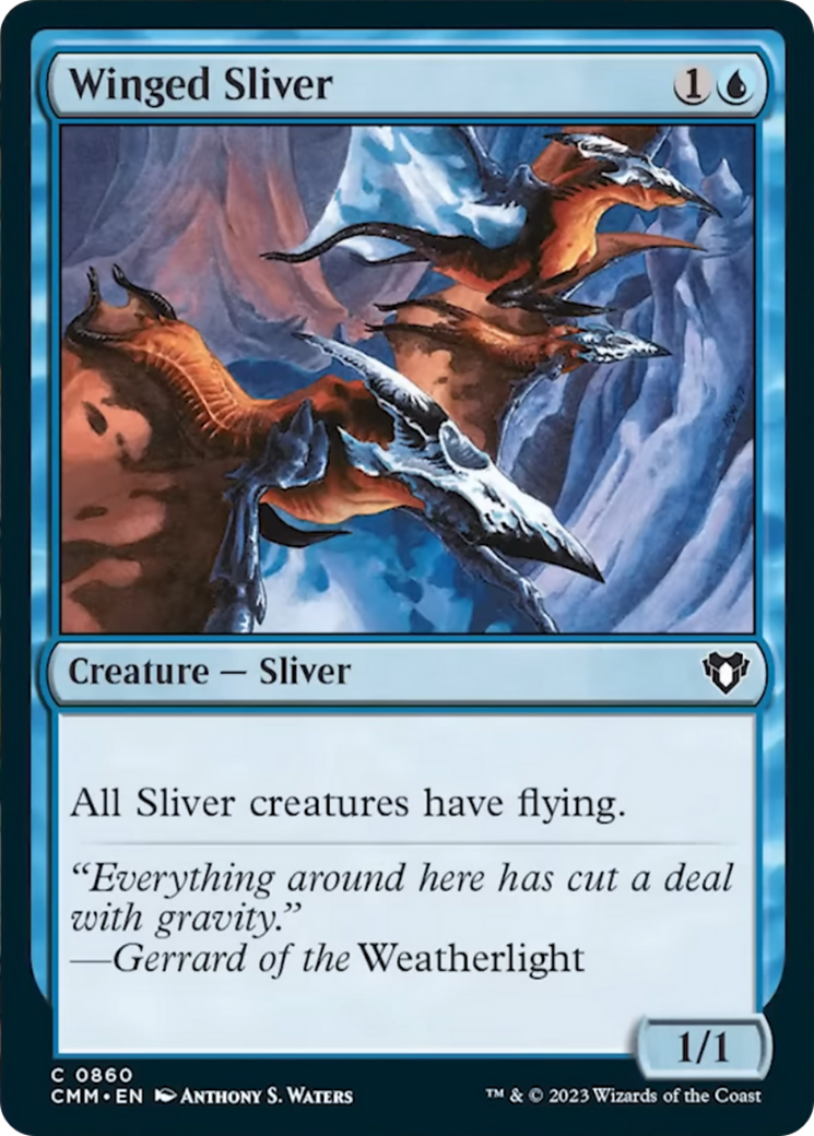 Winged Sliver [Commander Masters] | Boutique FDB TCG