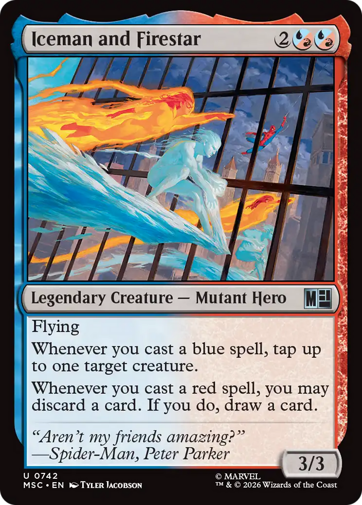 Iceman and Firestar [Marvel Super Heroes] | Boutique FDB TCG