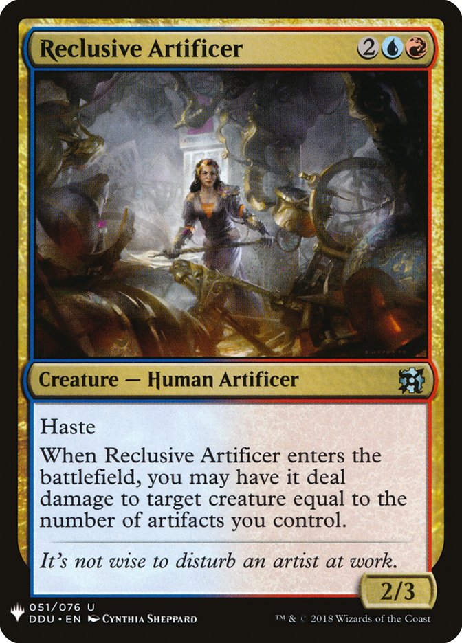 Reclusive Artificer [Mystery Booster] | Boutique FDB TCG