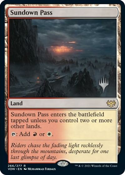 Sundown Pass (Promo Pack) [Innistrad: Crimson Vow Promos] | Boutique FDB TCG