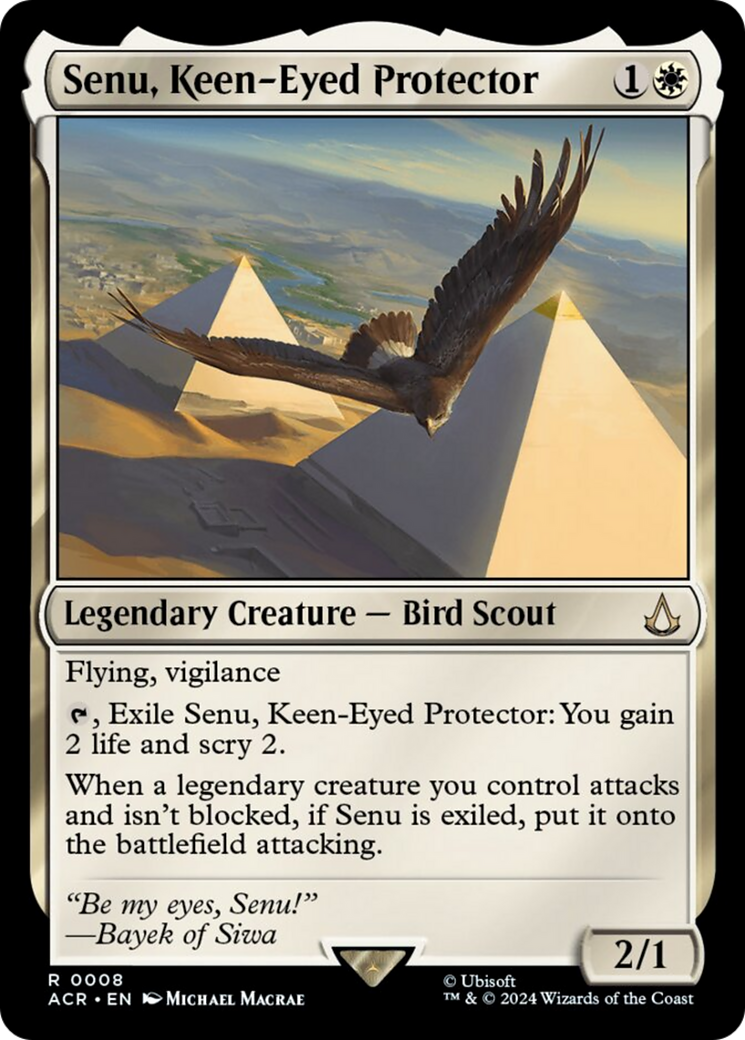 Senu, Keen-Eyed Protector [Assassin's Creed] | Boutique FDB TCG