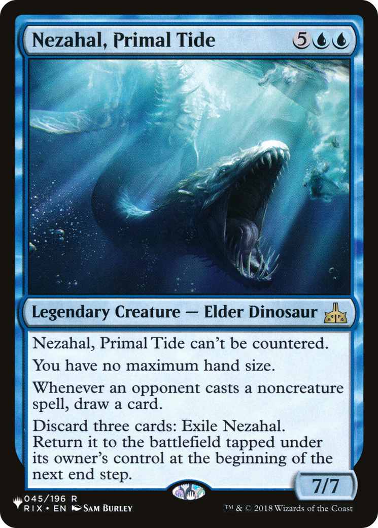 Nezahal, Primal Tide [The List] | Boutique FDB TCG