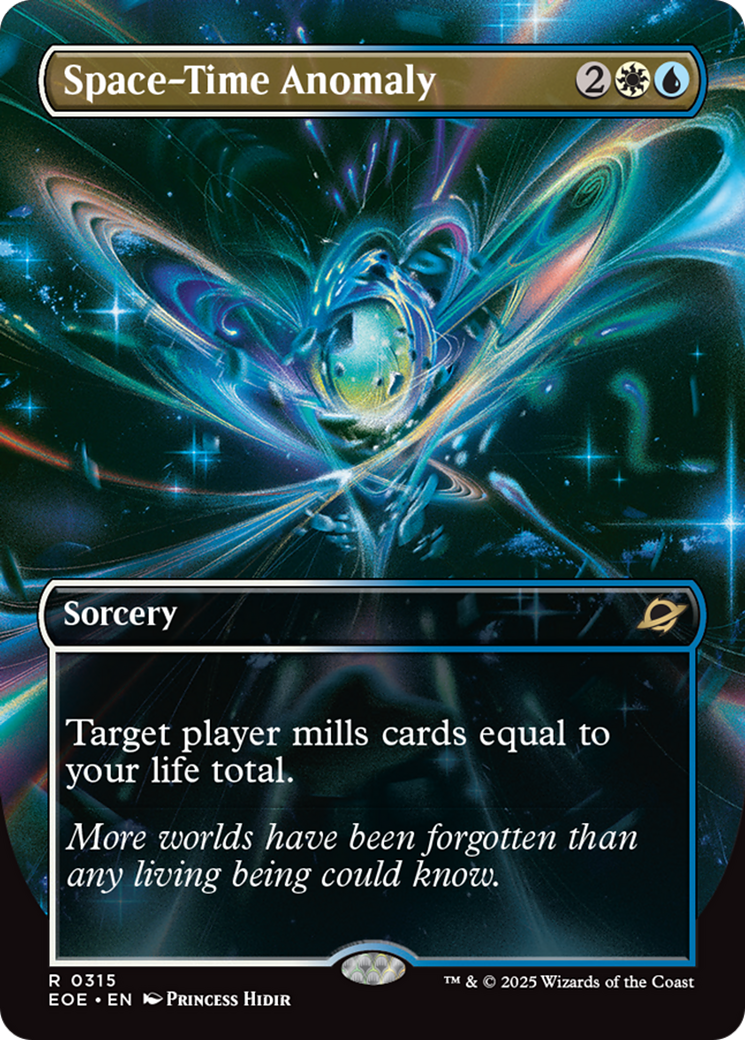 Space-Time Anomaly (Borderless) [Edge of Eternities] | Boutique FDB TCG