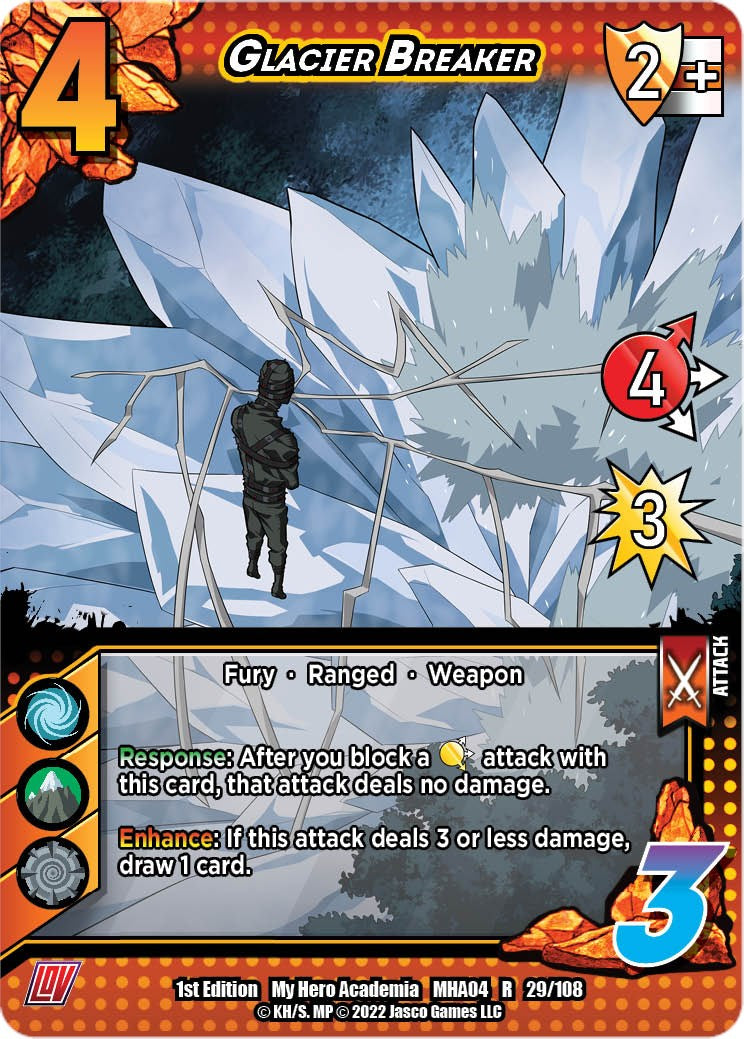 Glacier Breaker [League of Villains Unlimited] | Boutique FDB TCG