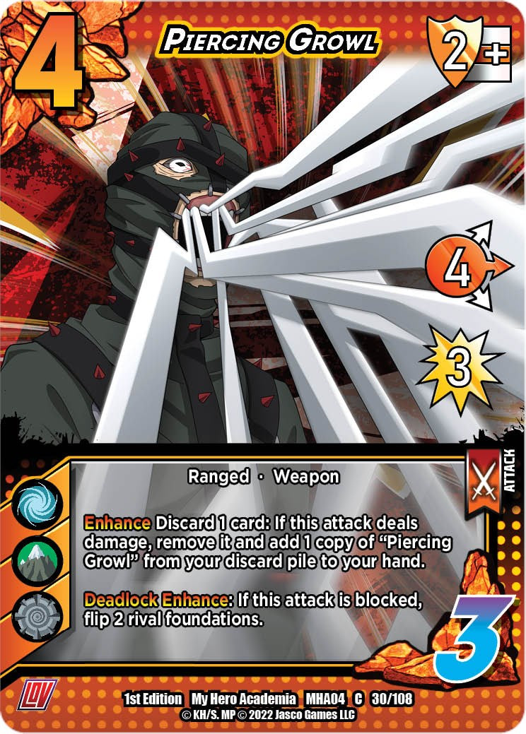 Piercing Growl [League of Villains Unlimited] | Boutique FDB TCG