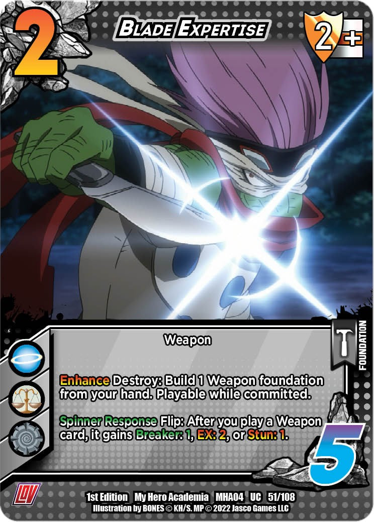 Blade Expertise [League of Villains Unlimited] | Boutique FDB TCG