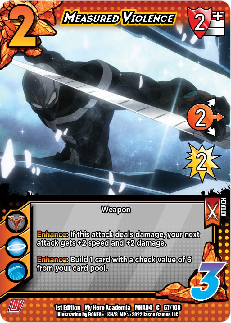 Measured Violence [League of Villains Unlimited] | Boutique FDB TCG