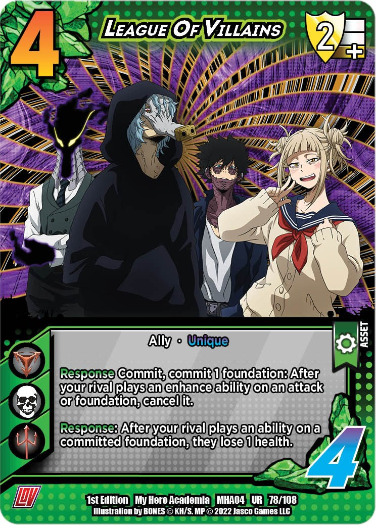 League Of Villains [League of Villains Unlimited] | Boutique FDB TCG