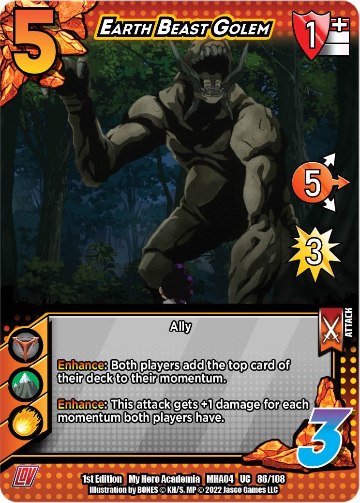 Earth Beast Golem [League of Villains Unlimited] | Boutique FDB TCG