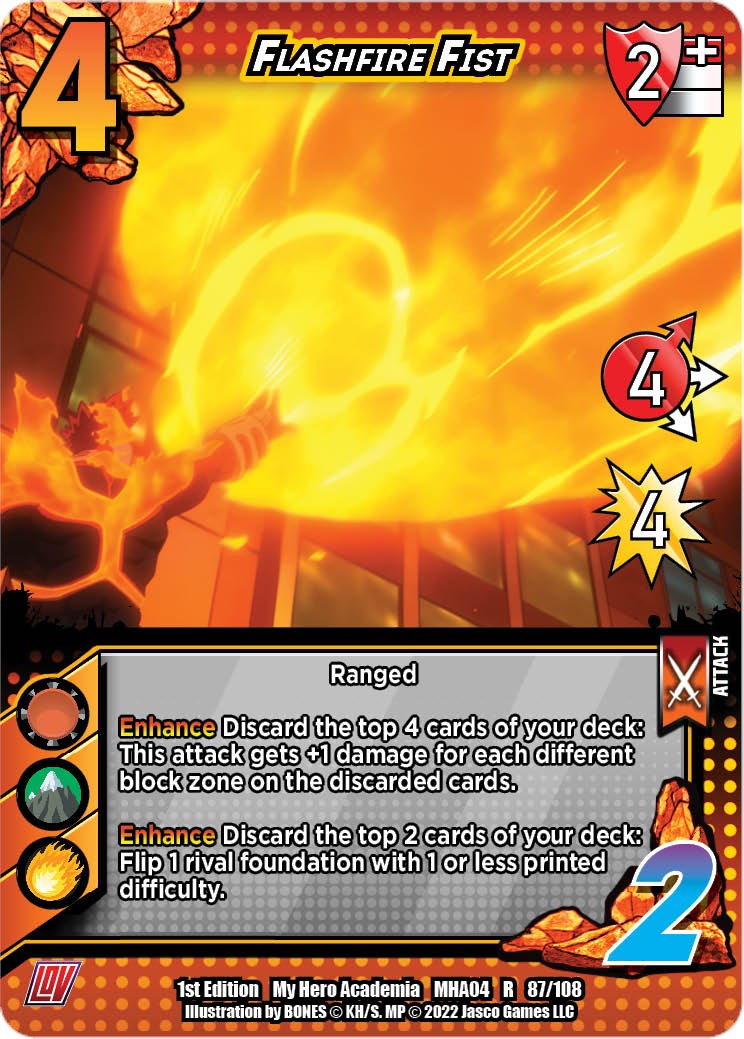 Flashfire Fist [League of Villains Unlimited] | Boutique FDB TCG