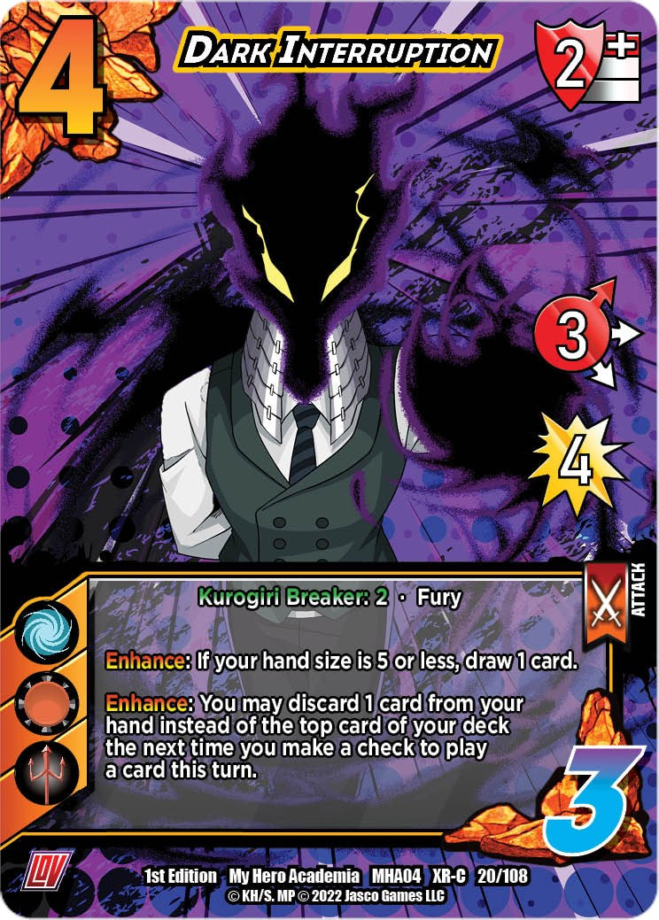 Dark Interruption (XR) [League of Villains Unlimited] | Boutique FDB TCG