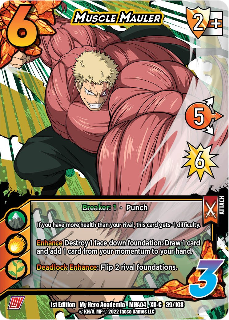 Muscle Mauler (XR) [League of Villains Unlimited] | Boutique FDB TCG