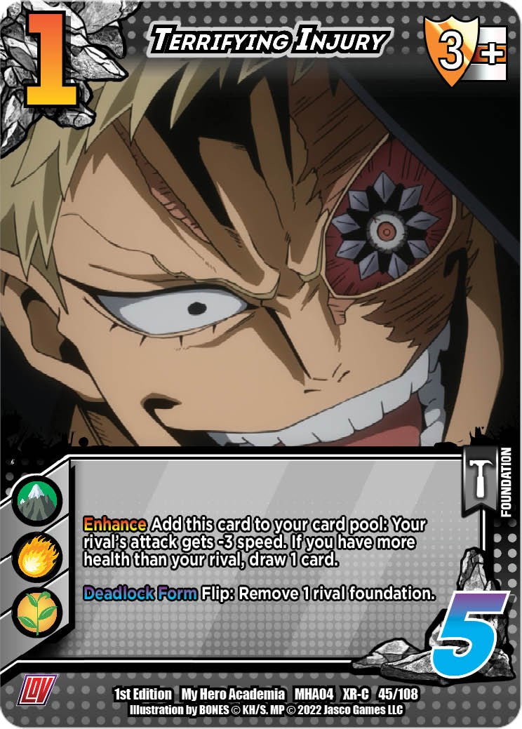 Terrifying Injury (XR) [League of Villains Unlimited] | Boutique FDB TCG