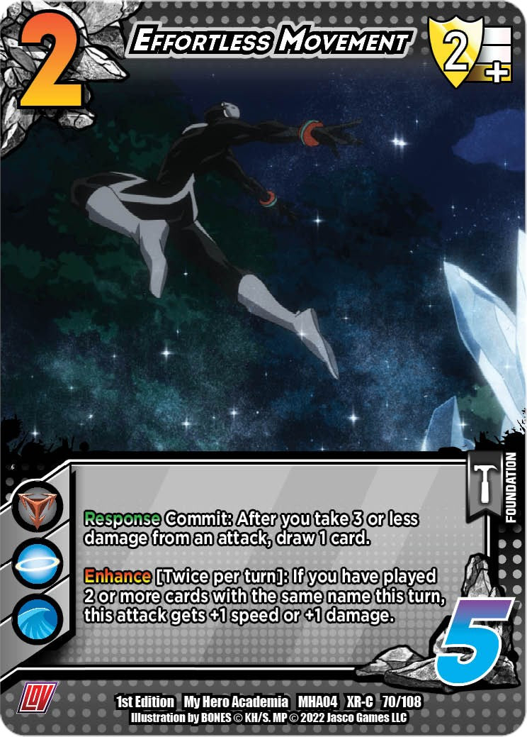 Effortless Movement (XR) [League of Villains Unlimited] | Boutique FDB TCG