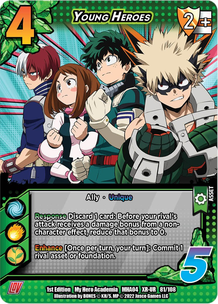 Young Heroes (XR) [League of Villains Unlimited] | Boutique FDB TCG