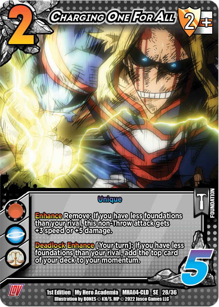 Charging One For All [League of Villains Unlimited] | Boutique FDB TCG