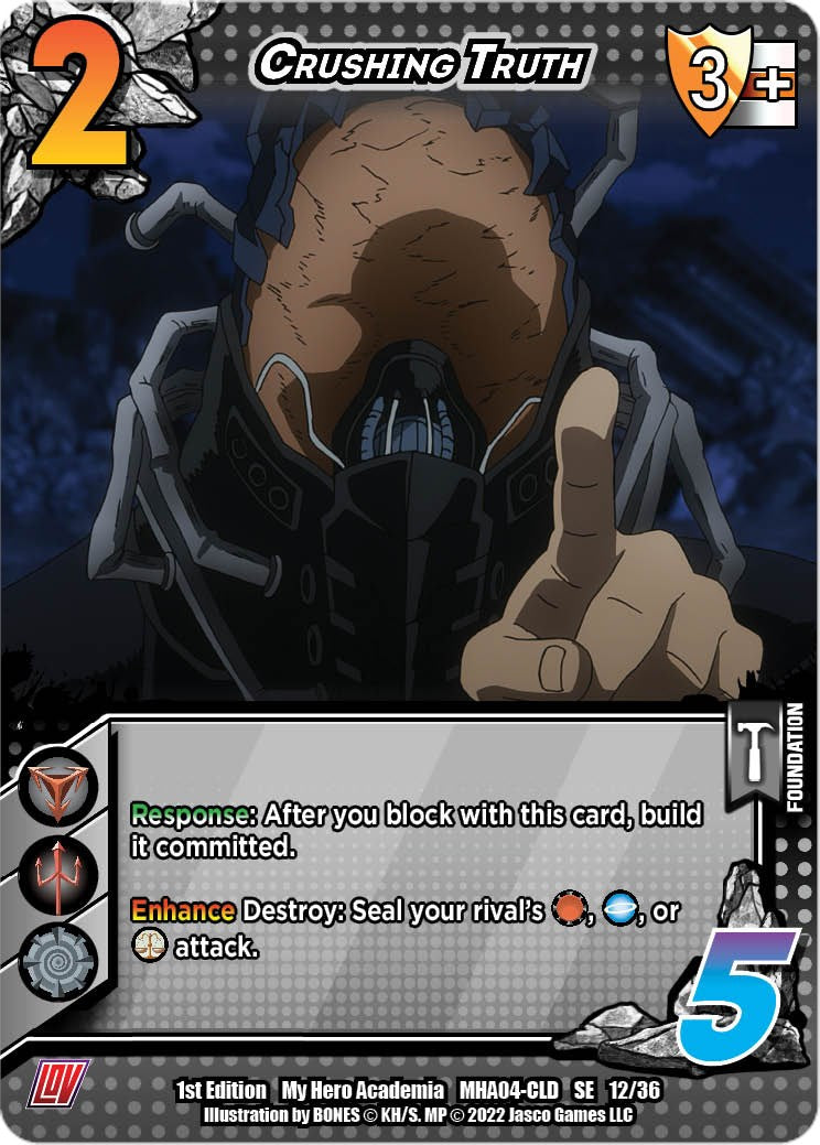 Crushing Truth [League of Villains Unlimited] | Boutique FDB TCG