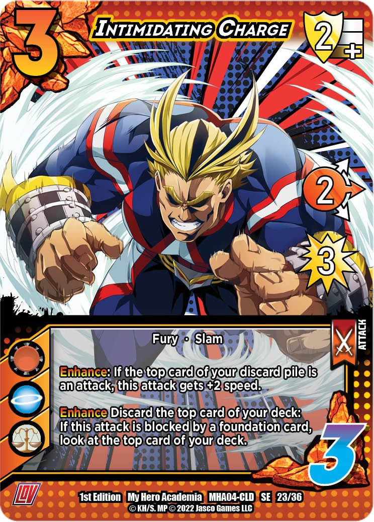 Intimidating Charge [League of Villains Unlimited] | Boutique FDB TCG