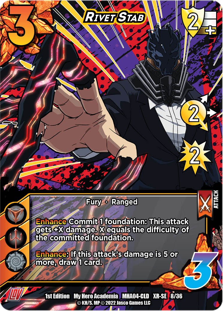 Rivet Stab (XR) [League of Villains Unlimited] | Boutique FDB TCG