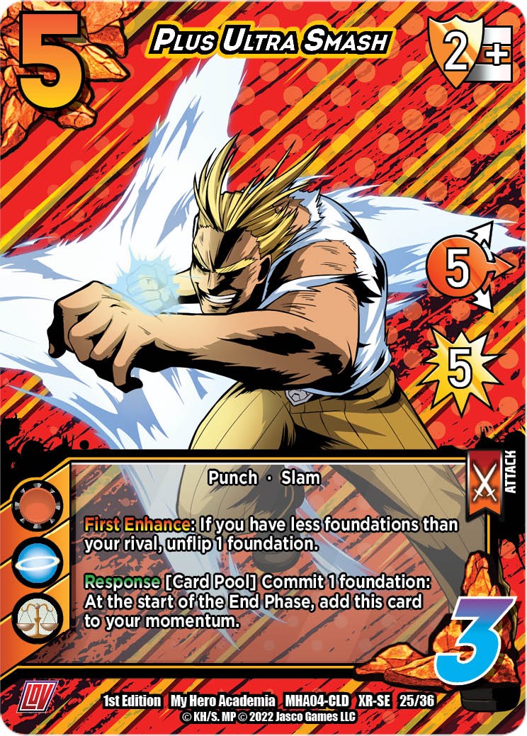 Plus Ultra Smash (XR) [League of Villains Unlimited] | Boutique FDB TCG