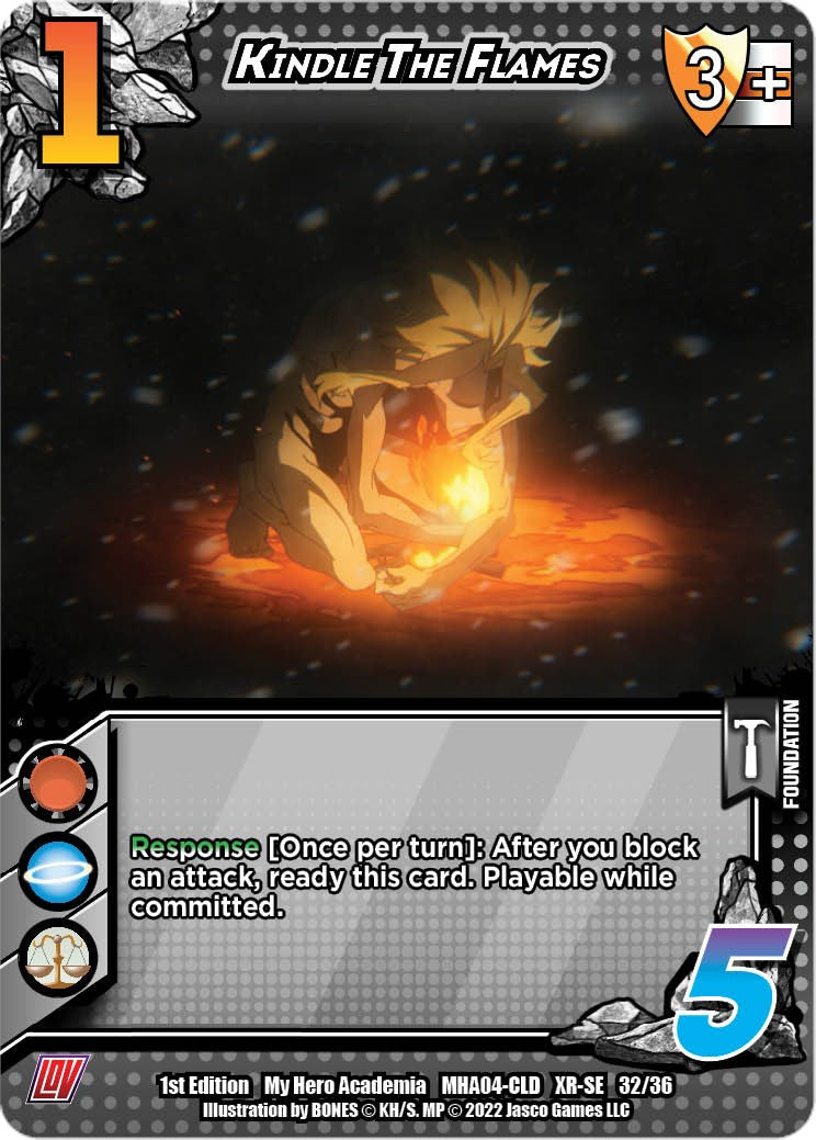 Kindle the Flames (XR) [League of Villains Unlimited] | Boutique FDB TCG