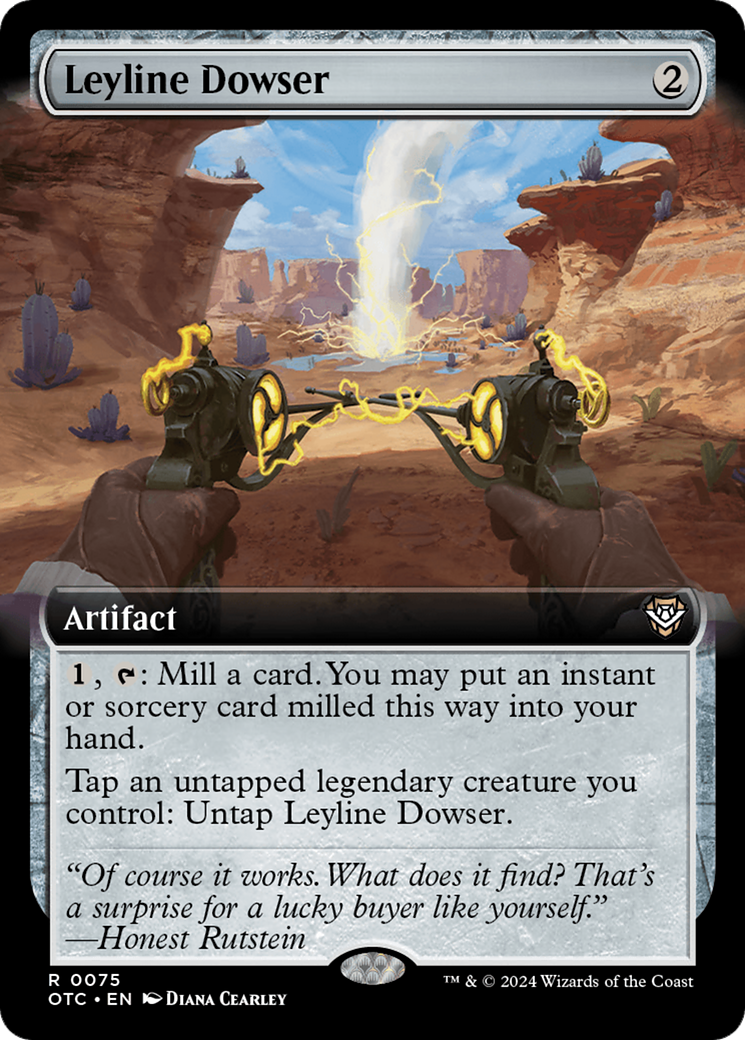 Leyline Dowser (Extended Art) [Outlaws of Thunder Junction Commander] | Boutique FDB TCG