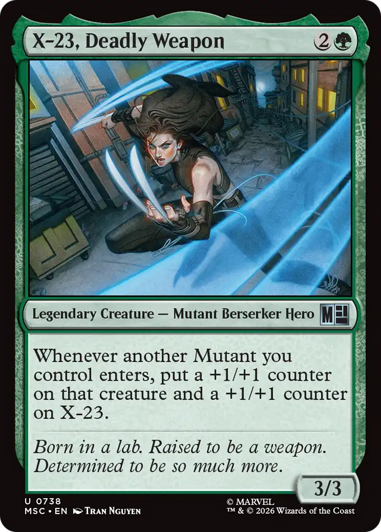 X-23, Deadly Weapon [Marvel Super Heroes Commander] | Boutique FDB TCG