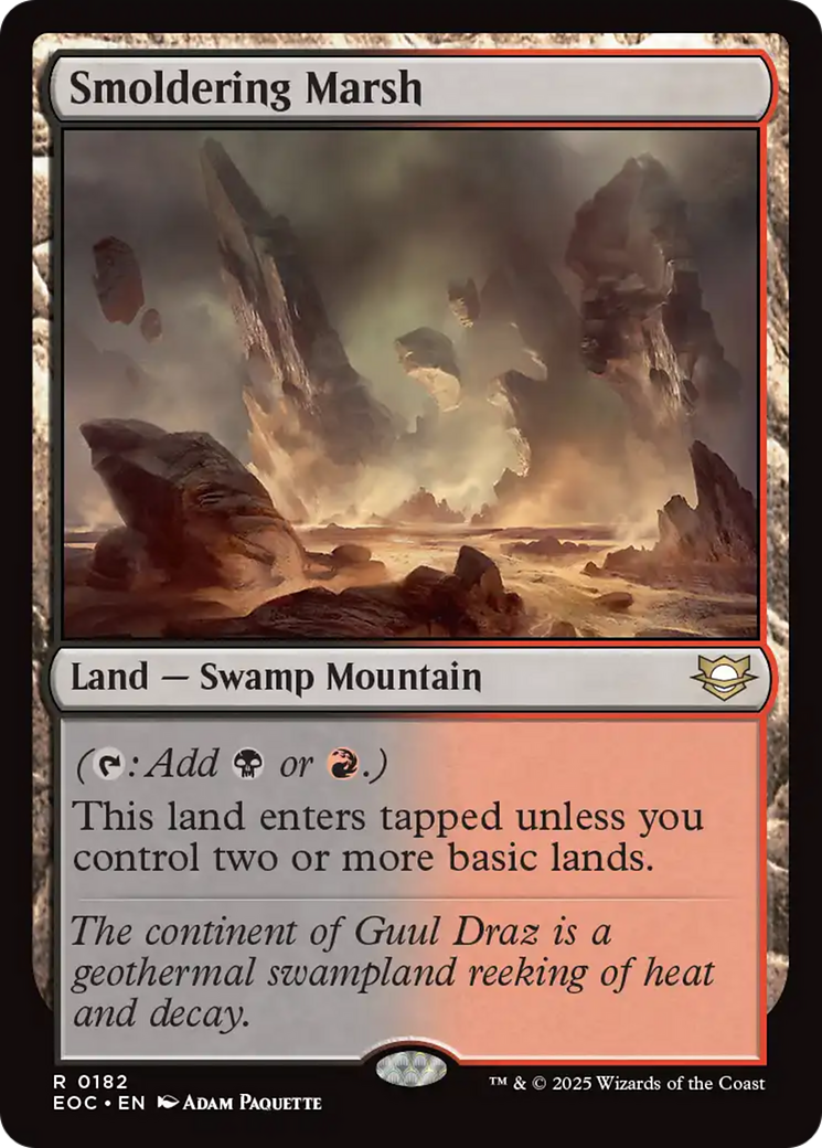 Smoldering Marsh [Edge of Eternities Commander] | Boutique FDB TCG