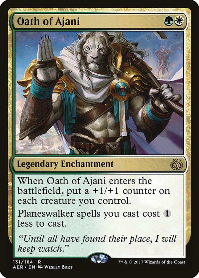 Oath of Ajani [Aether Revolt] | Boutique FDB TCG