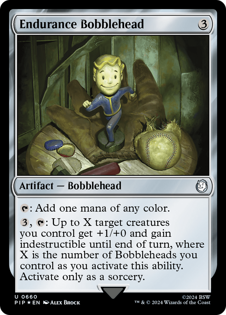 Endurance Bobblehead (Surge Foil) [Fallout] | Boutique FDB TCG