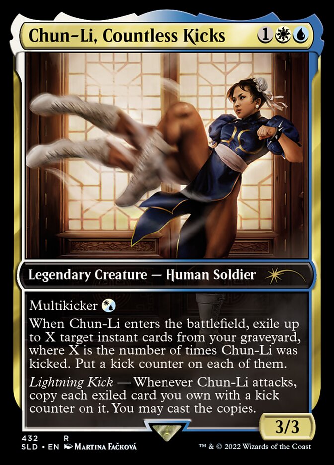 Chun-Li, Countless Kicks [Secret Lair Drop Series] | Boutique FDB TCG