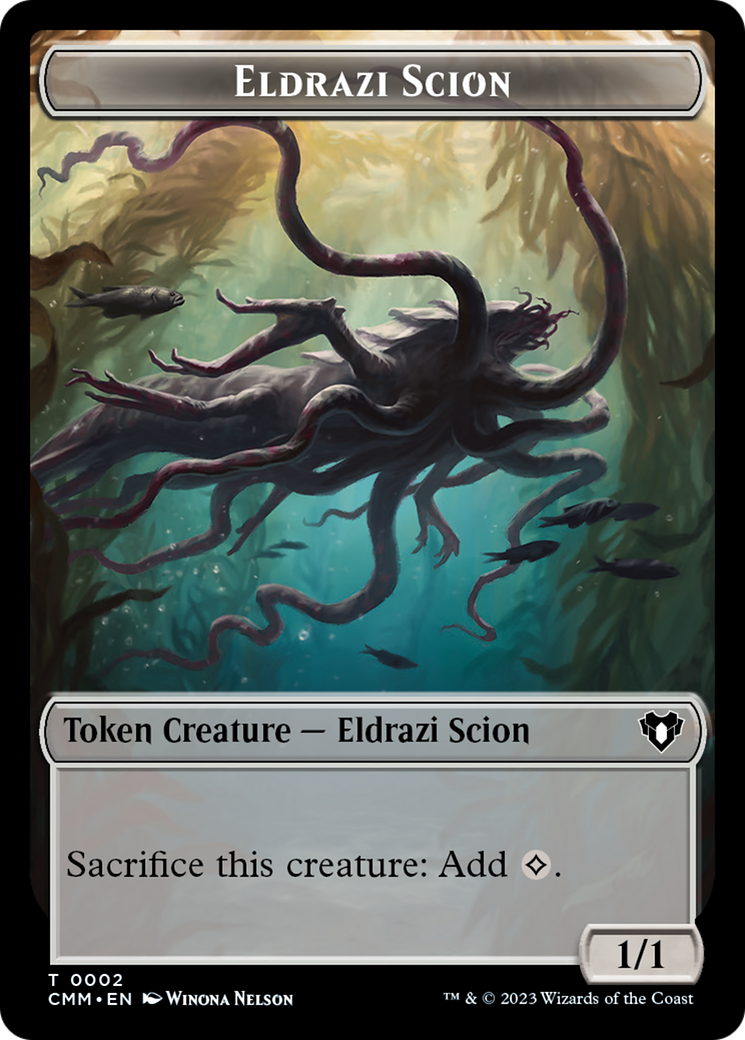 Eldrazi Scion // Drake Double-Sided Token [Commander Masters Tokens] | Boutique FDB TCG