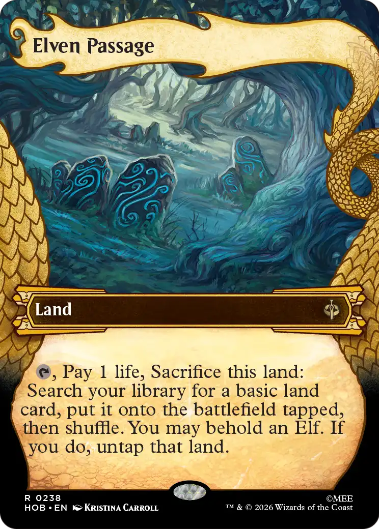 Elven Passage (Showcase) [The Hobbit] | Boutique FDB TCG