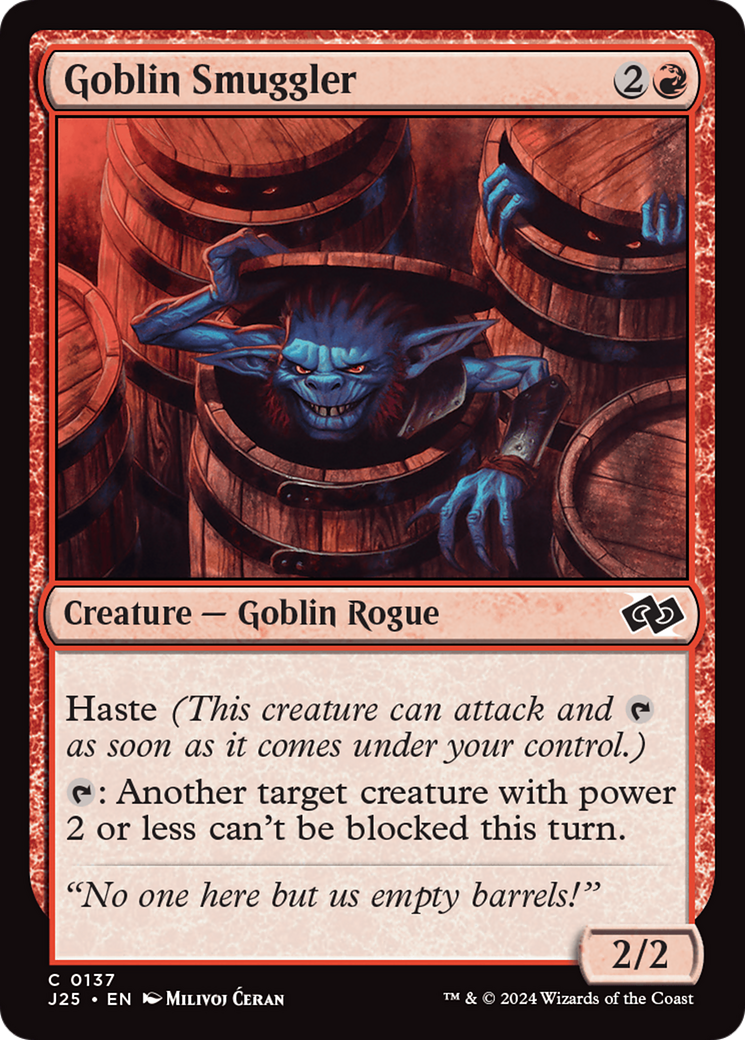 Goblin Smuggler [Foundations Jumpstart] | Boutique FDB TCG