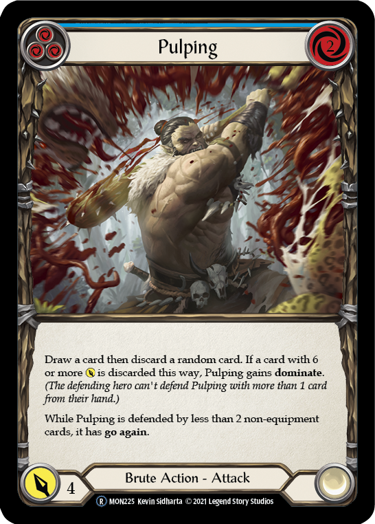 Pulping (Blue) [U-MON225] (Monarch Unlimited)  Unlimited Normal | Boutique FDB TCG