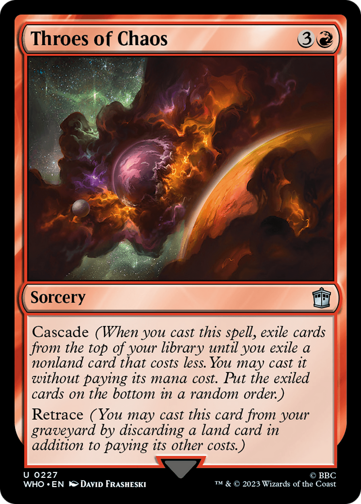 Throes of Chaos [Doctor Who] | Boutique FDB TCG