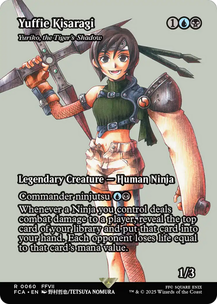 Yuffie Kisaragi - Yuriko, the Tiger's Shadow (Showcase) [FINAL FANTASY : Through the Ages] | Boutique FDB TCG