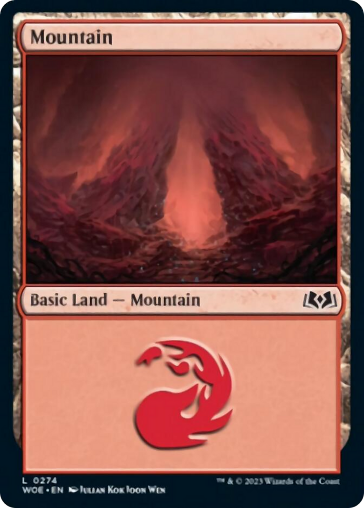 Mountain (0274) [Wilds of Eldraine] | Boutique FDB TCG